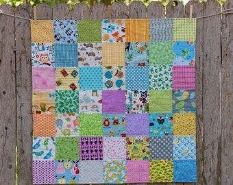 Pastel Charm Baby Quilt