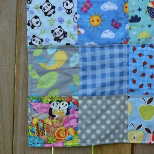 Pastel Rainbow Baby Quilt image 2