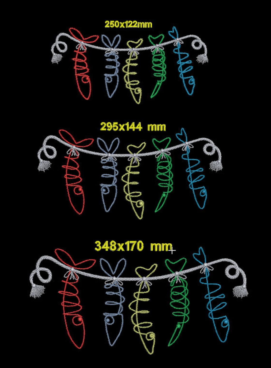 Machine embroidery designFishembroidery fish Etsy