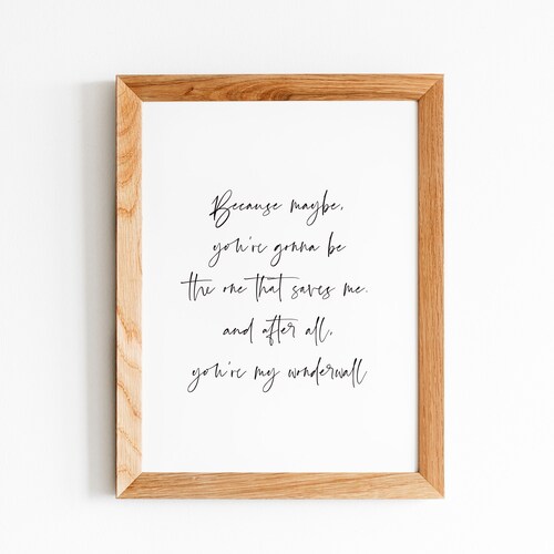 Harvest Moon Song Lyrics Printable Home Decor Wall Art Moon Etsy