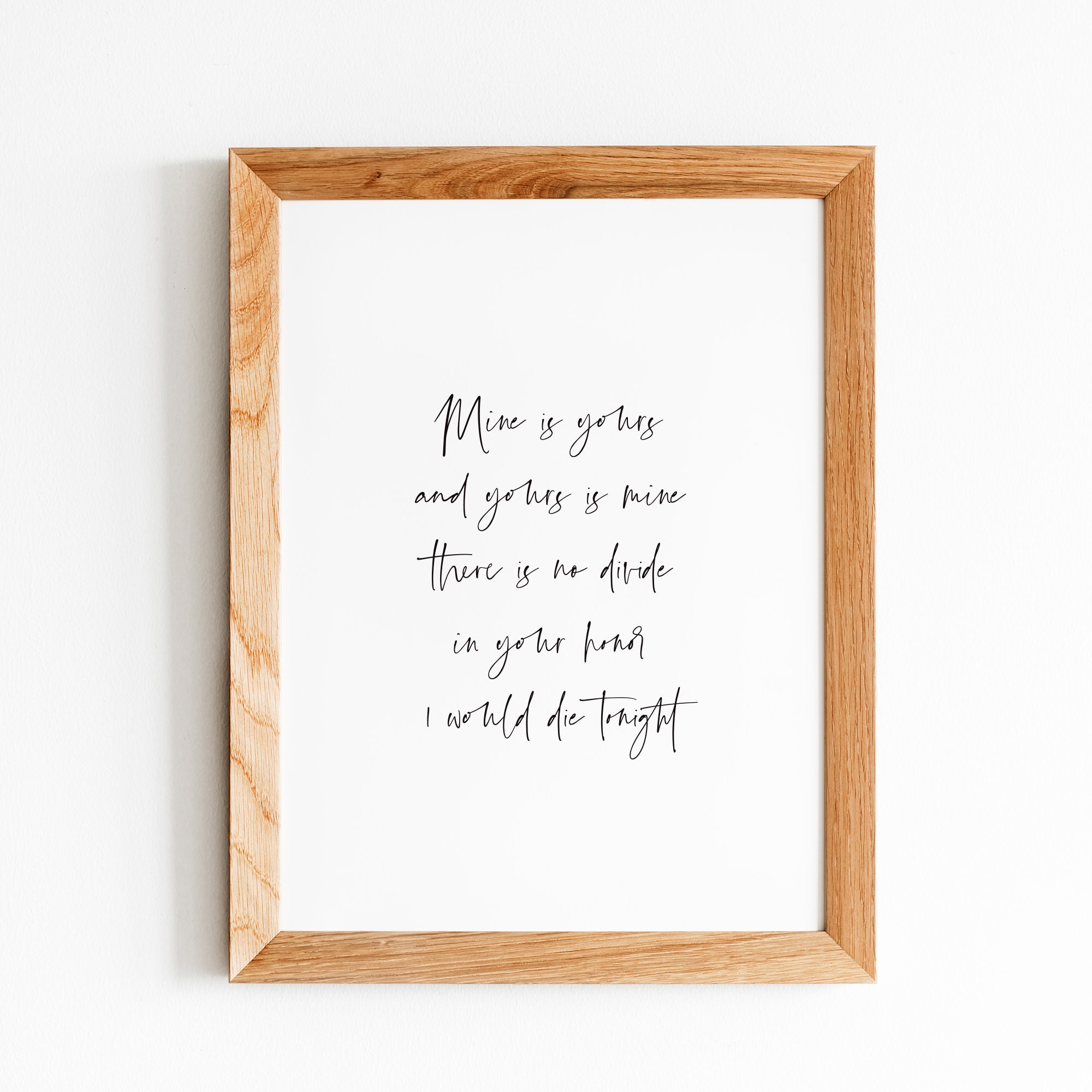 Foo Fighters In Your Honor Printable Wall Art. Song Lyrics. Home Decor.  Gallery Wall