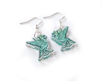 Liverpool Earrings - Liver Bird earrings - Liverpool Gifts - Liverpool Gift - Liverbird - Liverpool Liver Bird