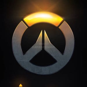 Overwatch Light and Dark signed video game wall art poster / fine art print image 1