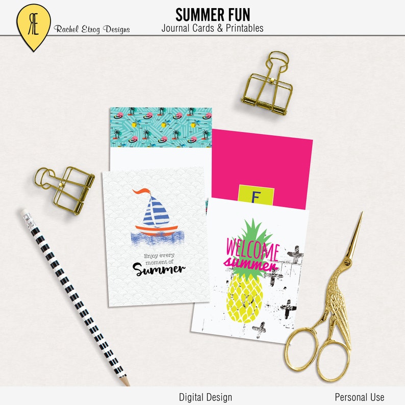 Summertime Enjoyment - Magazine Playing cards - Instantaneous Obtain - Printable journaling playing cards for Undertaking Lifestyle and electronic sbooking photo regarding Printable Journaling Cards known as Summer months Pleasurable - Magazine Playing cards - Instantaneous Down load - Printable journaling playing cards for Venture Existence and electronic sbooking