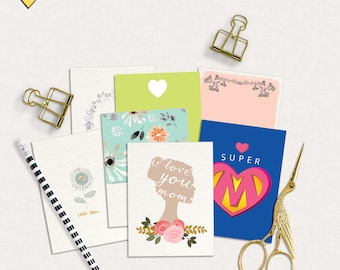 Mama - Journalkarten - Sofortdownload - Druckbare Journalingkarten für Project Life und digitales Scrapbooking
