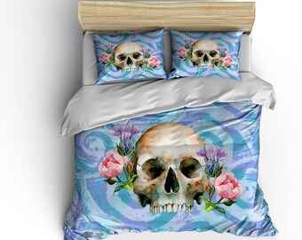 Items Similar To Beautiful Skull Duvet Covers Home Decor Sugar