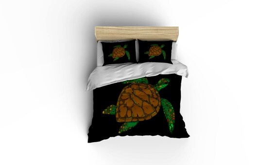 Sea Turtle Duvet Covers Home Decor Comforter Covers Bedroom Decor Graphic Print Bedding Turtle Swimming Comforter Cover