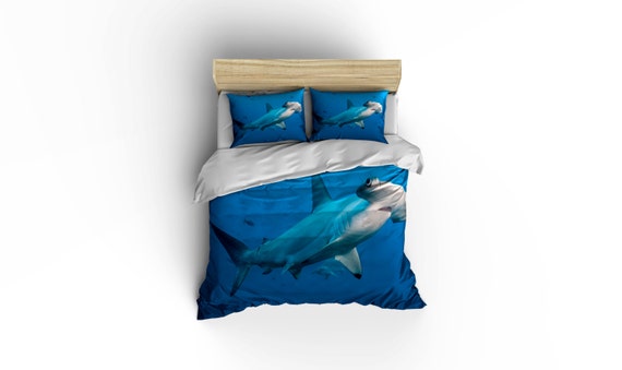 Hammer Head Shark Duvet Covers Home Decor Bedding Comforter Etsy