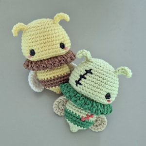 Bee / Zombee crochet pattern, amigurumi bee pattern, crochet bee, spring, summer, halloween, crochet amigurumi bee pattern