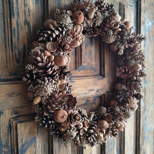 Natural Wreath, Winter Wreath, Forest Wreath, Wreath for front door image 10