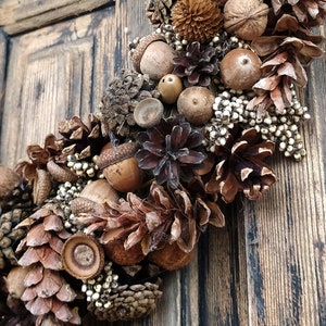 Natural Wreath, Winter Wreath, Forest Wreath, Wreath for front door image 7