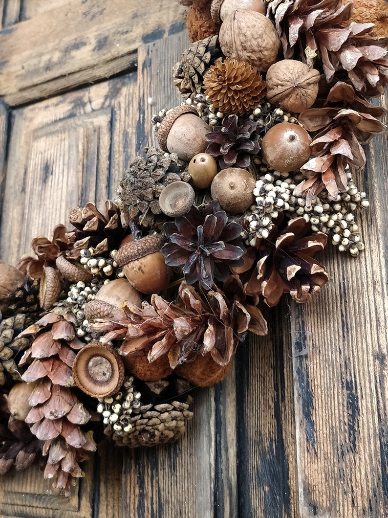 Natural Wreath, Winter Wreath, Forest Wreath, Wreath for front door image 7