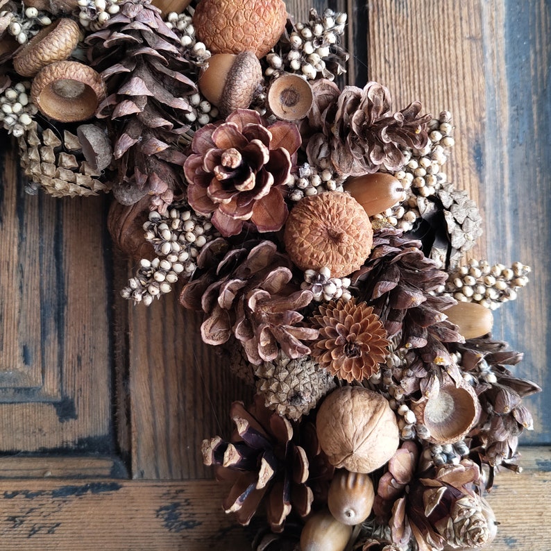 Natural Wreath, Winter Wreath, Forest Wreath, Wreath for front door image 8