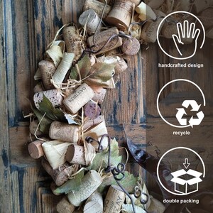 Wine Cork Wreath, All season wreath image 4