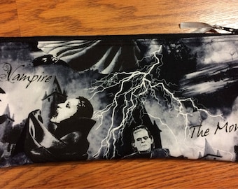Horror Movie Classics Frankenstein Dracula Mummy  pencil case