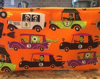 Monster Cars Halloween Make Up Bag / Art Case