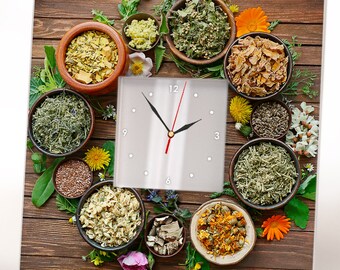 office decor for pongal bay spices herbs flower wall kitchen clock framed mirror printed food art cafe restaurant design new home gift bar decor birthday for mom vegetables on wood table etsy office decor for pongal bay spices herbs flower wall kitchen clock framed mirror printed food art cafe restaurant design new home gift bar decor birthday for mom vegetables on wood table etsy