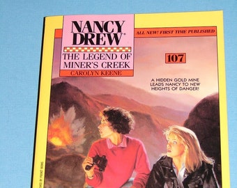 Nancy Drew #107 The Legend of Miner's Creek 1992 1st printing