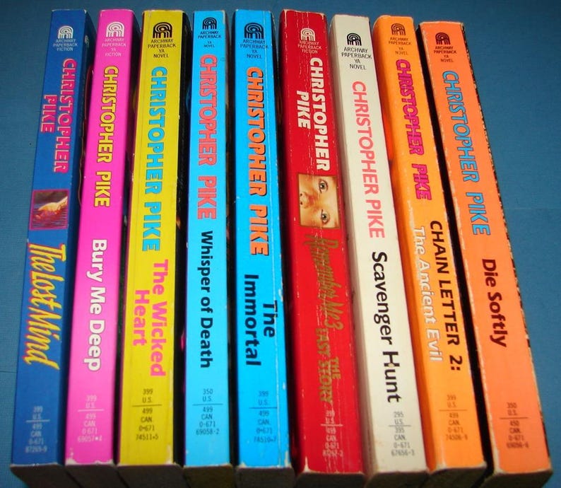 9 Christopher Pike Books Lot 7 Etsy