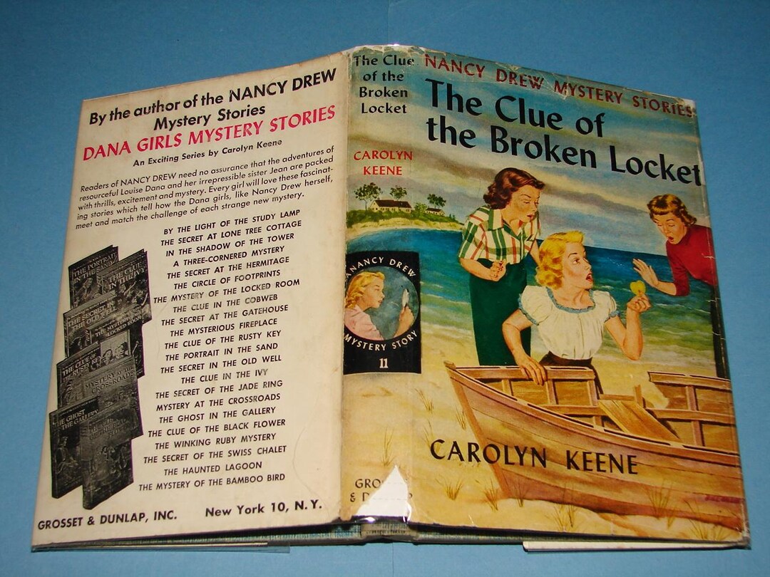 Nancy Drew 11 Clue of Broken Locket Original Text DJ
