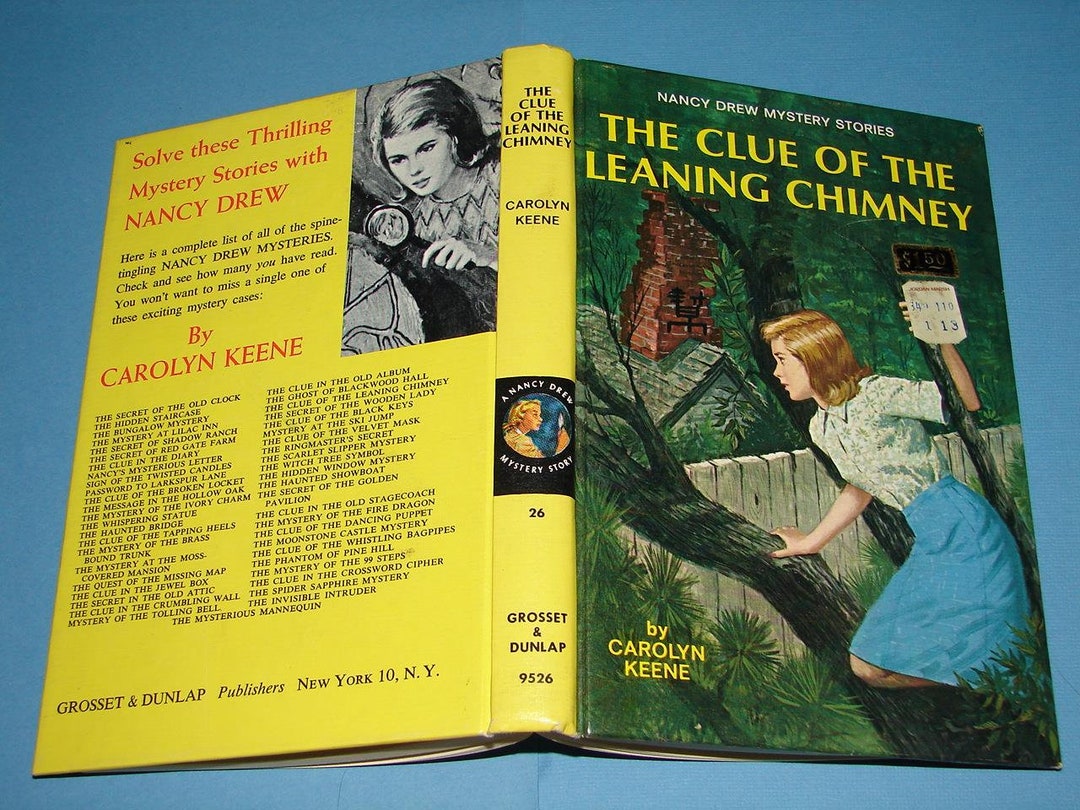 thumbnail image 2 of The Clue Of The Leaning Chimney (Nancy Drew, Book 26) By Carolyn Keene - Very Good Condition 2 of 5