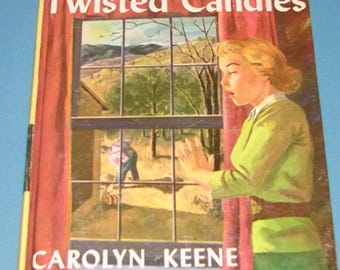 Nancy Drew #9 The Sign of the Twisted Candles Orig Text Book