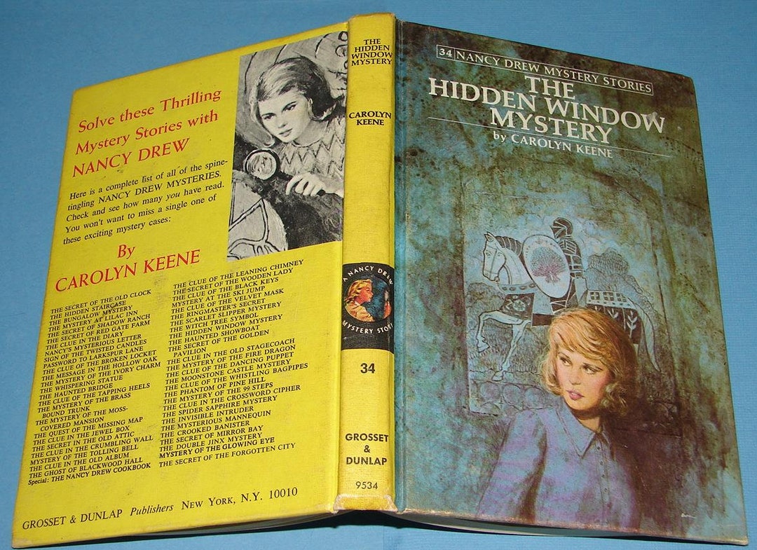 Nancy Drew 34 the Hidden Window Mystery 1st Revised Text PC Etsy