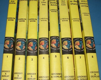 Nancy Drew Starter Set #1-8 1970s