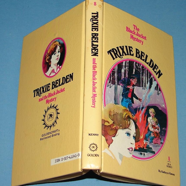 Trixie Belden #8 The Black Jacket Mystery Uncirculated Goldencraft HB