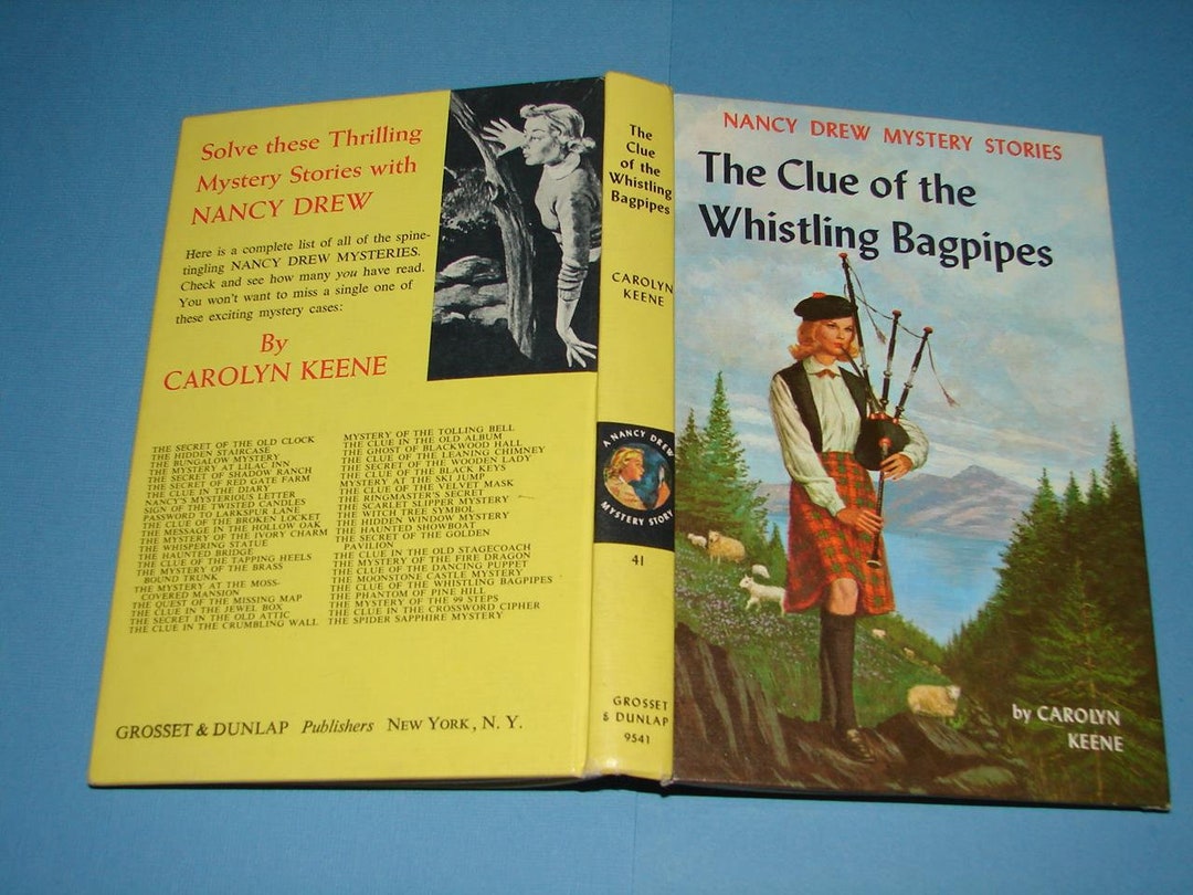 Nancy Drew 41 Clue Whistling Bagpipes Book Etsy