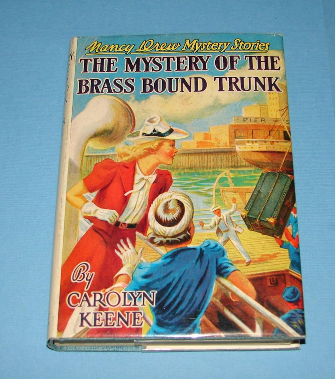 Nancy Drew #17 Mystery of the Brass Bound Trunk Original Text DJ - Etsy