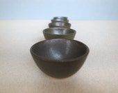 Japanese Vintage Studio Pottery Artist made Sake Cup Ochoko お猪口 - Kirishima-