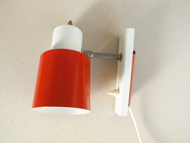 Holl U00e4ndische 50 60er Jahren Industriedesign Metall Wand Lampe