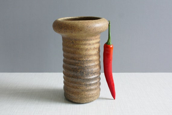 Dutch Vintage Studio Pottery Vase | Vest Keramiek Gouda Holland, Model C2, Mid-Century Modern