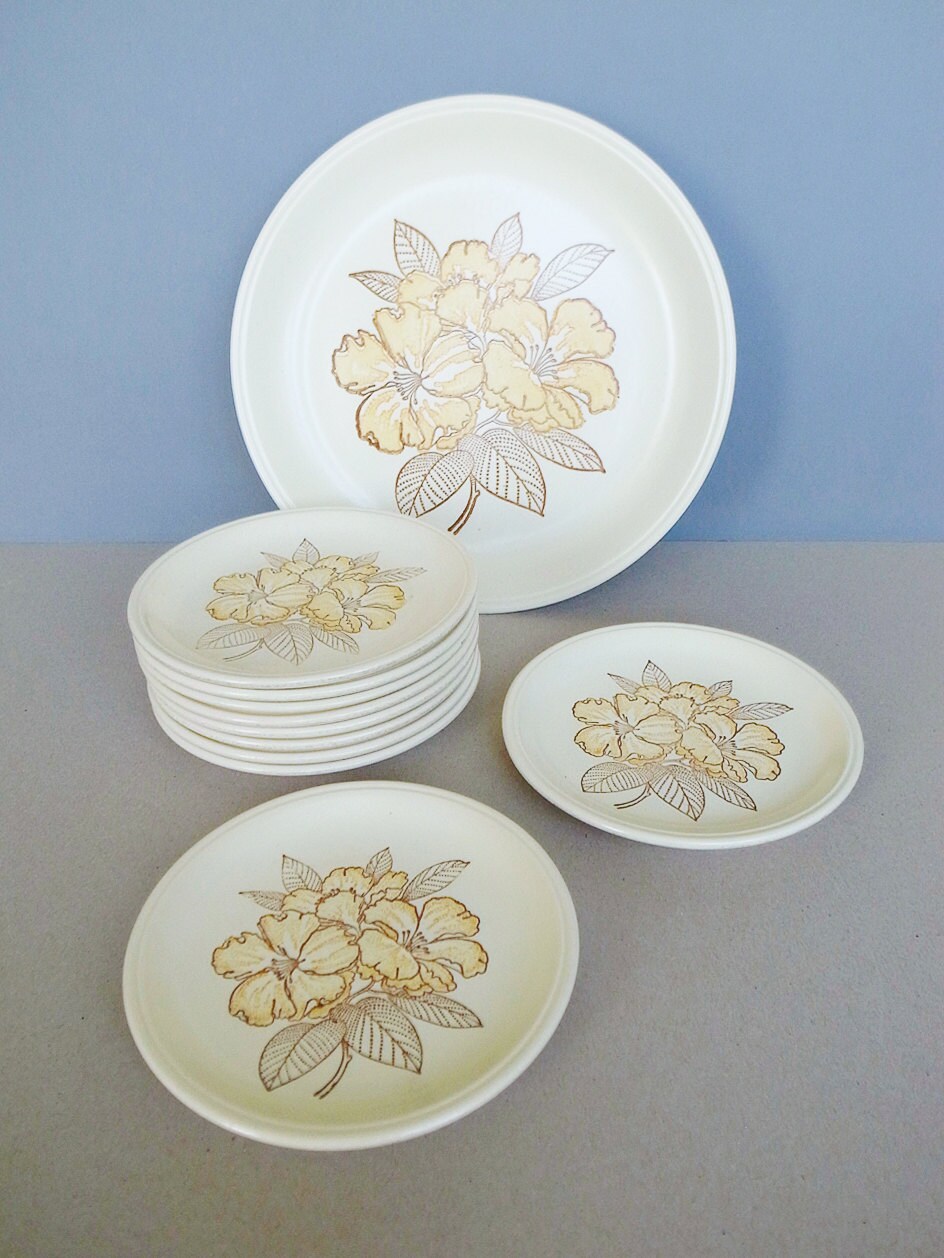 English Vintage Biltons Staffordshire England Set of Flower | Etsy