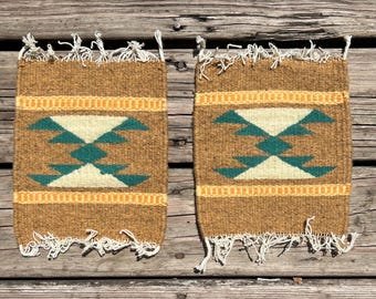 Handwoven Zapotec Wool Trivets (Set of 2): Southwestern Decor