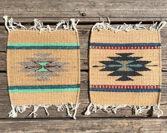 Handwoven Zapotec Wool Trivets (Set of 2): Southwestern Decor