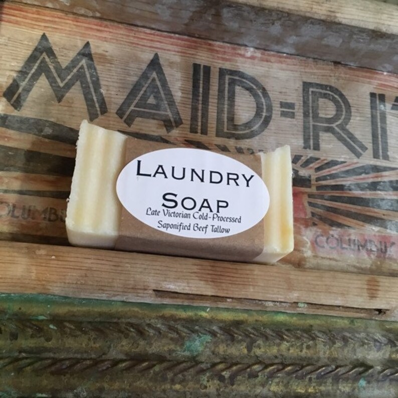 Laundry Soap Bar Late Victorian Unscented Coldprocess Etsy
