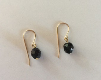 Boucles d’oreilles vintage en verre, Style victorien