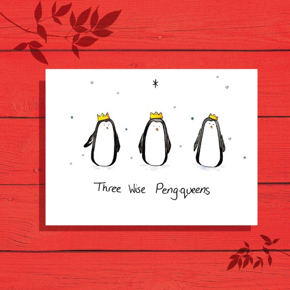 Giessform Nuovo 2002025 divertenti auguri di Natale-Pinguini 