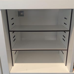 Kallax 3  Slot Shallow Cubby Birch, White, Black, or, Natural MDF