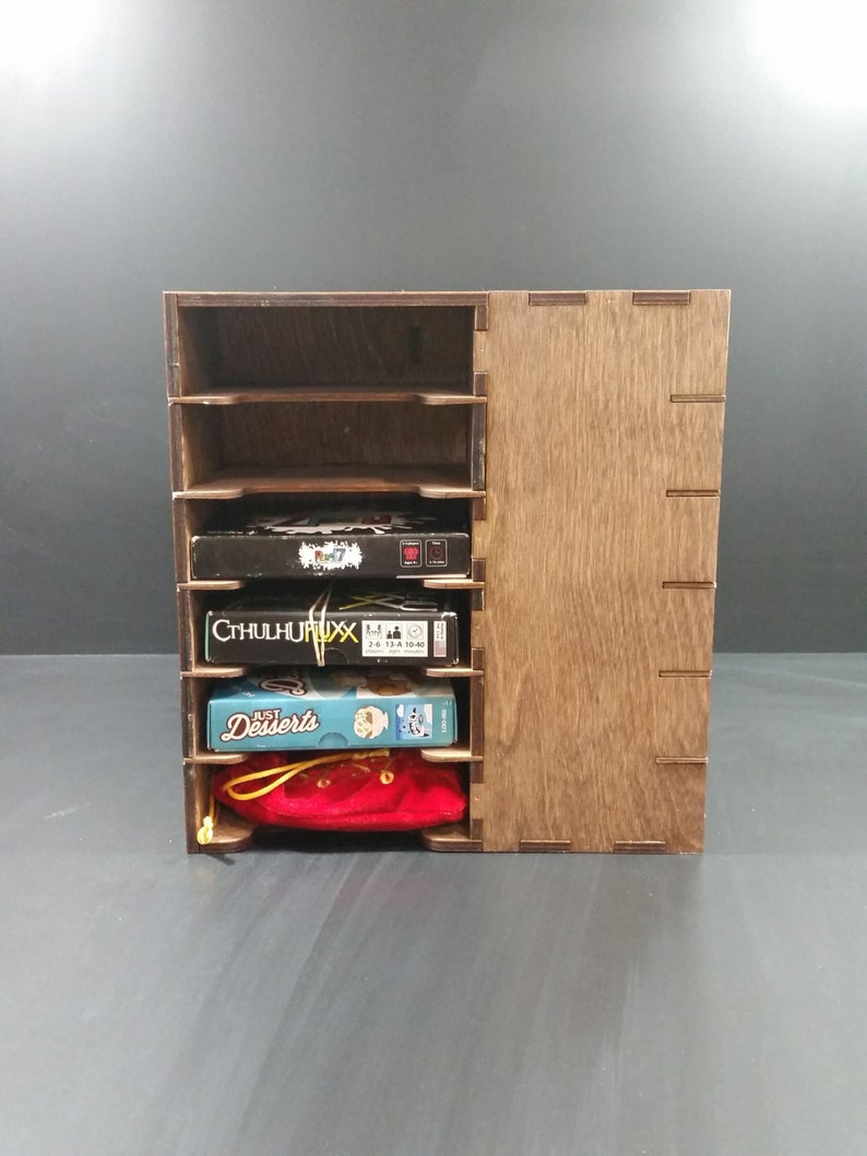 Glowforge Laser Cut File: 10" Wooden Storage Cube with Shelves (Digital Download) image 3