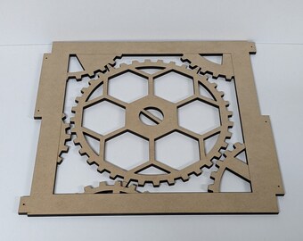 4-9 Decorative Kallax Backs  in Natural MDF (Gear)