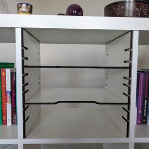 Kallax 3 Slot Cubby Birch, White, Black, or, Natural MDF