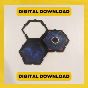 3d print Design File for interlocking Twilight Imperium Tile Holders
