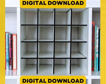 Design File Kallax 4 x 4 Cubby for laser cutter