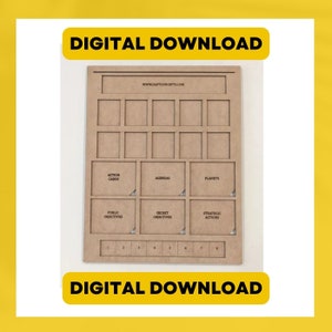 Design File for Twilight Imperium Deluxe Card Organizer for laser cutter