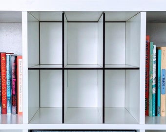 Kallax 2 X 3 Cubby With Back Birch, Black, Natural MDF or White