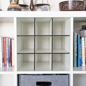 Kallax 3 x 3 Cubby White, Black or Natural MDF