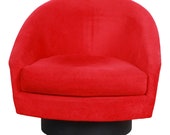 Adrian Pearsall for Craft Associates Mid-Century Modern Swivel Reclining Lounge Chair, 1960s
